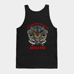 Viking Metal with Fighter Saying Tank Top